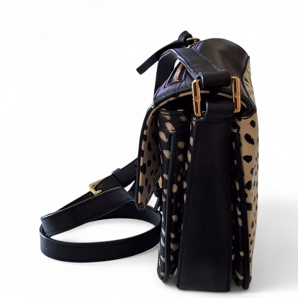 Tory Burch Robinson Animal Dot Printed Leather Crossbody Bag - Picture 2 of 16